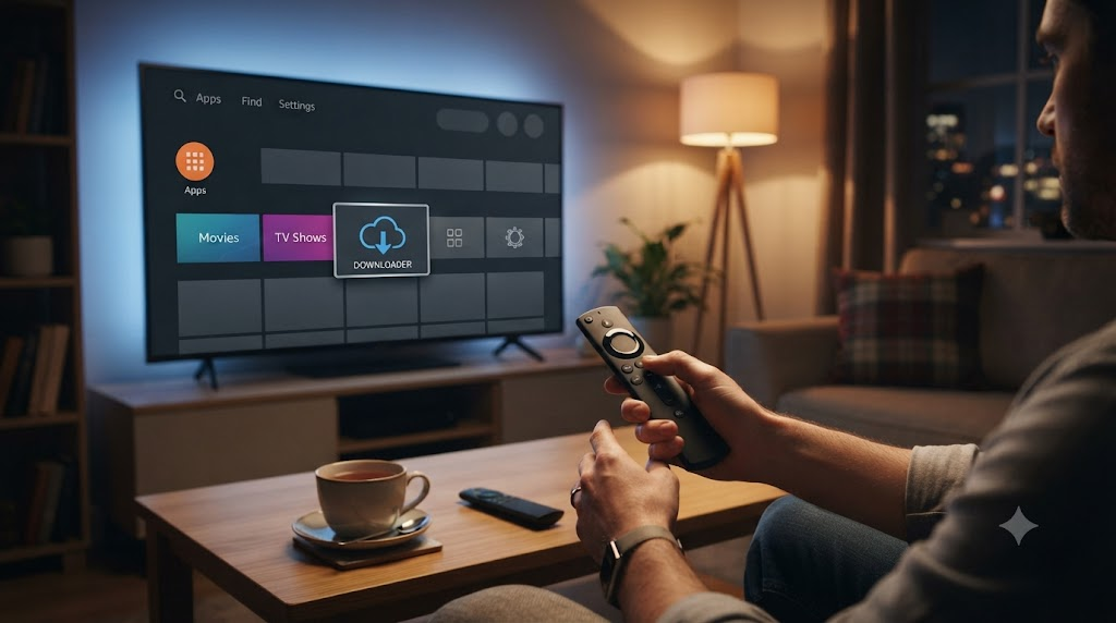 Installing Downloader app on Firestick UK