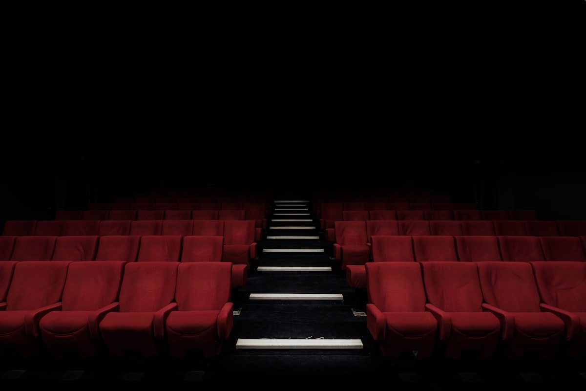 Empty UK home cinema with red seats for Firestick TV nights